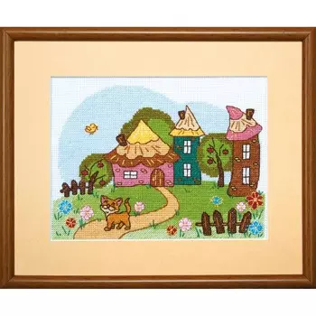 ВТ-010 Набор для вышивания 'Чарівна Мить' Crystal Art 'Ранняя прогулка', 20*15 см