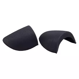 ВТ-25 Плечевые накладки обшитые втачные из твердого поролона 25*140*210мм (черный)