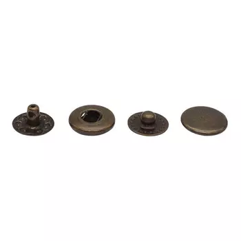 ВТ-2 Кнопка (S-образная) 10мм сталь (уп.~144шт) New Star (антик)