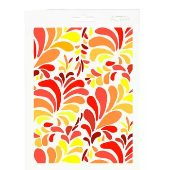 ВТ-47 Трафарет А5 'Папоротник'