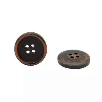 W01 Пуговица 48L (30мм) 4пр. (Brown2 (коричневый2))