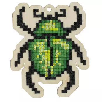 W0397 Подвеска 'Жук' 74*89мм Гранни