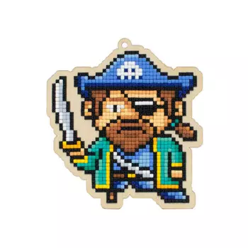 W0419 Подвеска 'Капитан пиратов' 110*110мм Гранни