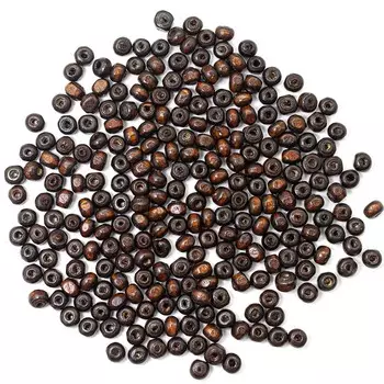 WDB0416 Деревянные бусины, коричневый, 4*5 мм, упак./250 шт., Astra&amp;Craft