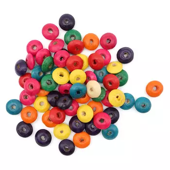 WDB0459 Деревянные бусины, разноцветные, 6*14 мм, упак./60 шт., Astra&amp;Craft