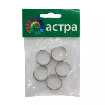 WH00200 Кольцо для открывания соединительных колечек, никель, d18 мм, упак./5 шт., 'Астра' (никель)