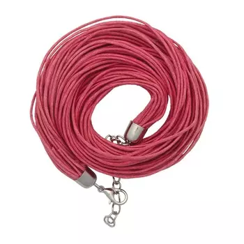 WRE1009-1 Шнурок для бижутерии вощеный, 38 см, d 1 мм/24 нити, Astra&amp;Craft (персиковый)