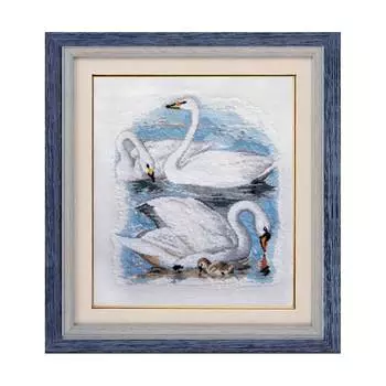 X-1135 Набор для вышивания 'Гобелен Классик' 'Лебеди', 25х31 см