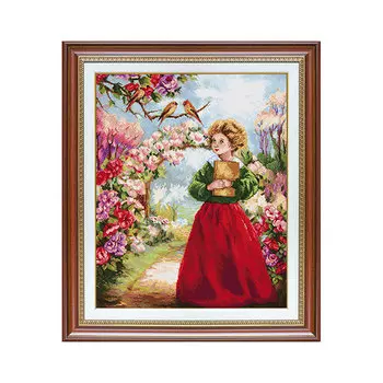 X-1216 Набор для вышивания 'Гобелен Классик' 'Прогулка по саду', 31x38,5 см