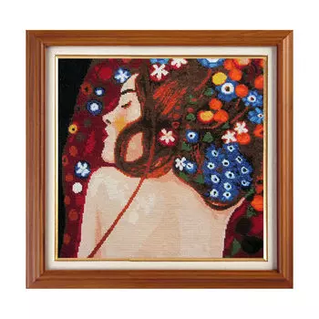 X-135 Набор для вышивания 'Гобелен Классик' 'Водяные змеи 'фрагмент', худ. Густав Климт', 28х28 см