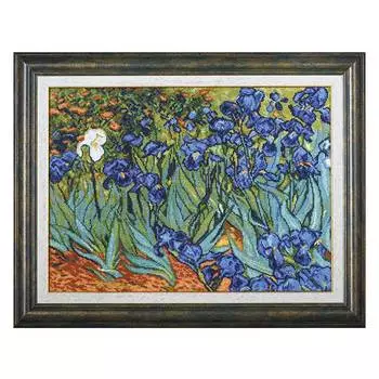 X-138 Набор для вышивания Expressions 'Ирисы Сен-Рем, худ. Винсент ван Гог', 30x40,5 см