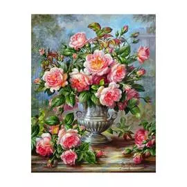 X-923 Набор для вышивания Expressions 'Розовые розы', 31x40 см