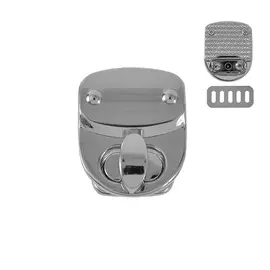 Xh-1209 Застежка поворотная 24*30мм, никель полир