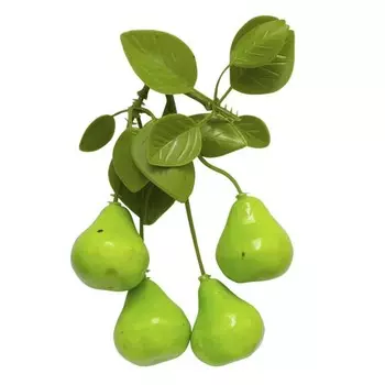 XL168 Декоративный букетик 'Груши зеленые', 13*8см Астра