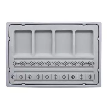 XQ075 Органайзер для работы с бусинами с крышкой 28*19см, Астра