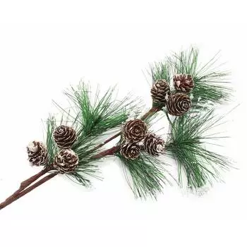 XY19-113 Ветка сосновая с ягодами, 70см