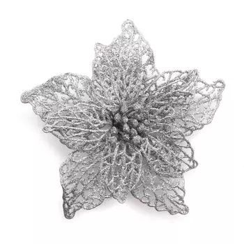 XY19-664 Цветок пуансеттии (А Серебряный)