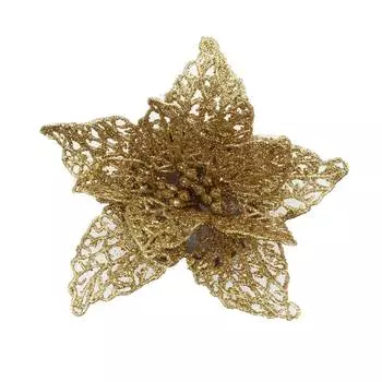 XY19-664 Цветок пуансеттии (C Золотой)