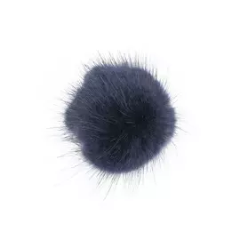 yk-01092 Набор для творчества Полусфера S из натуральной норки с пришивной кнопкой, 2,5 см