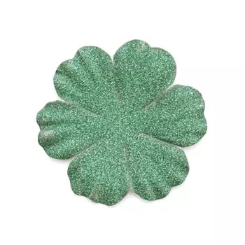 YX15-121 Бумажные лепестки с блестками 'Фиалки', d 5 см, упак./8 шт., Astra&amp;Craft (зеленый)