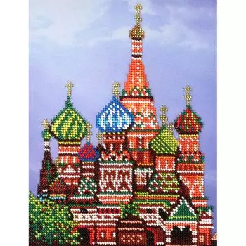 З-101 Набор для вышивания бисером 'Созвездие'серия 'Золотое кольцо'.Собор Покрова Пресвятой Богородицы на Рву (храм Василия Блаженного)17*22см