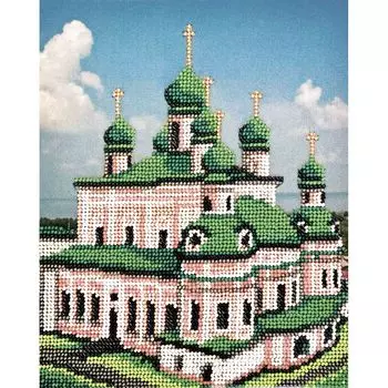 З-103 Набор для вышивания бисером 'Созвездие'серия 'Золотое кольцо'.Никитский мужской монастырь 18*22см