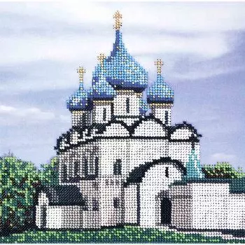 З-108 Набор для вышивания бисером'Созвездие'серия 'Золотое кольцо'.Суздальский кремль 20*20 см