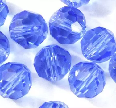 Z-453 Бусины стеклянные, 8 мм, упак./20 шт., 'Астра' (4)