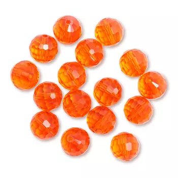 Z-490 Бусины стеклянные, 10 мм, упак./16 шт., 'Астра' (24)