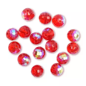 Z-490 Бусины стеклянные, 10 мм, упак./16 шт., 'Астра' (26)