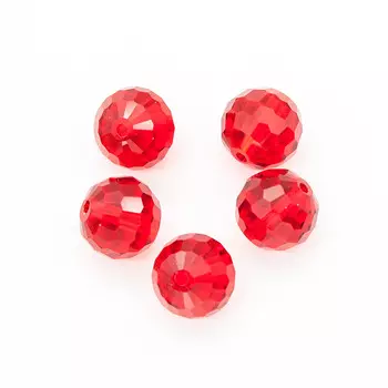 Z-490 Бусины стеклянные, 15 мм, упак./5 шт., 'Астра' (28)