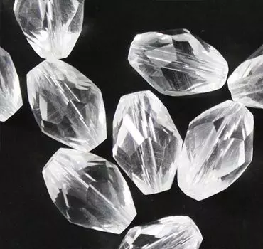 Z-714 Бусины стеклянные, 11*8 мм, упак./10 шт., 'Астра' (1)