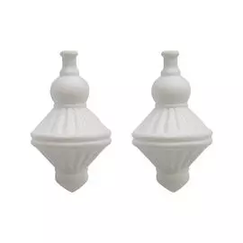 Заготовка для декорир. из пенопласта 'Волчок полунарезной (подвеска)', d 5см, h 9,5см, 2шт/уп, Астра