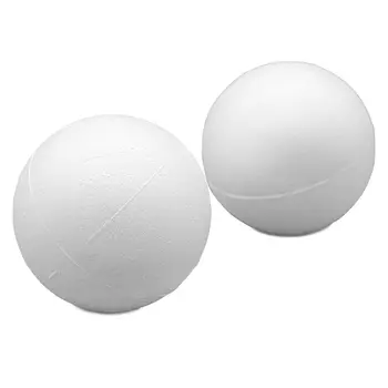 Заготовка для декорирования из пенопласта 'Шар', d 10см, 2 шт/упак, Астра