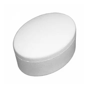 Заготовка для декорирования из пенопласта 'Шкатулка овальная', 15,5*11,5см