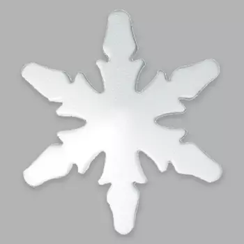 Заготовка для декорирования из пенопласта 'Снежинка стилизованная', h 17,5*9см