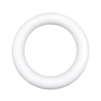 Заготовка для декорирования из пенопласта 'Венок плоский', d 30см