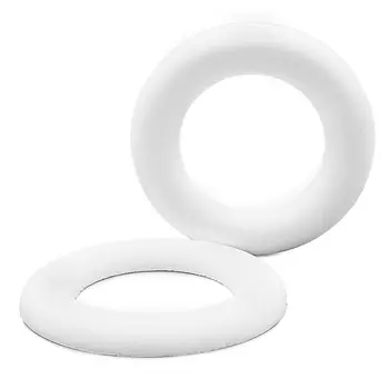 Заготовка для декорирования из пенопласта 'Венок плоский', d 25см