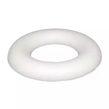 Заготовка для декорирования из пенопласта 'Венок плоский', d 10см, 2 шт/упак, Астра