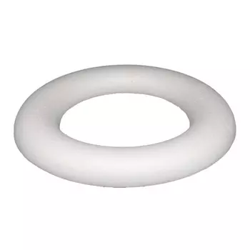 Заготовка для декорирования из пенопласта 'Венок плоский', d 15см, 3 шт/упак, Астра