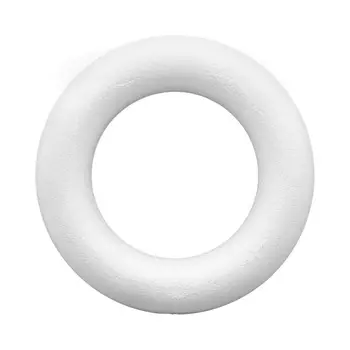 Заготовка для декорирования из пенопласта 'Венок полный', d 15см