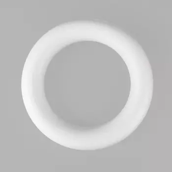 Заготовка для декорирования из пенопласта 'Венок полный', d 18см