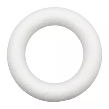 Заготовка для декорирования из пенопласта 'Венок полный', d 12,5см