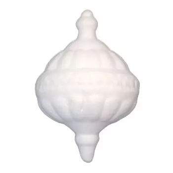 Заготовка для декорирования из пенопласта 'Волчок с шариком в центре (подвеска)', 12*17 см, 2 шт/упак, Астра