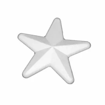 Заготовка для декорирования из пенопласта 'Звезда', 10см