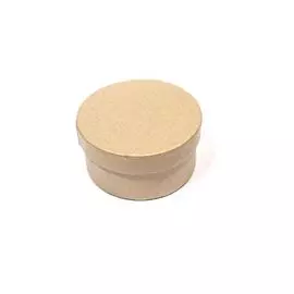 Заготовка коробки из папье-маше круглая 8*4см SCB 2765001