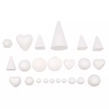 Заготовки из пенопласта, набор 21 шт