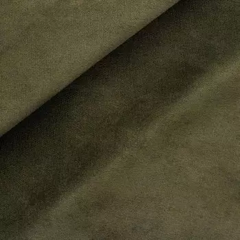 Замша 20*30см искусственная двухсторонняя, 2 листа (23743 болотный)