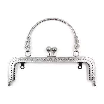 Защелка для сумок размер 18см Hobby&amp;Pro (серебро)