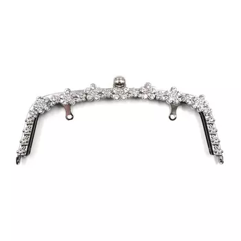 Защелка для сумок размер 22см Hobby&amp;Pro (серебро)